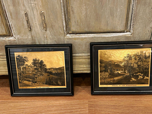 Vintage currier ives - currier,