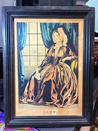 Currier jane framed - n.,