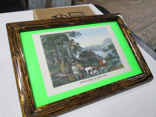 Currier ives hunting - &,